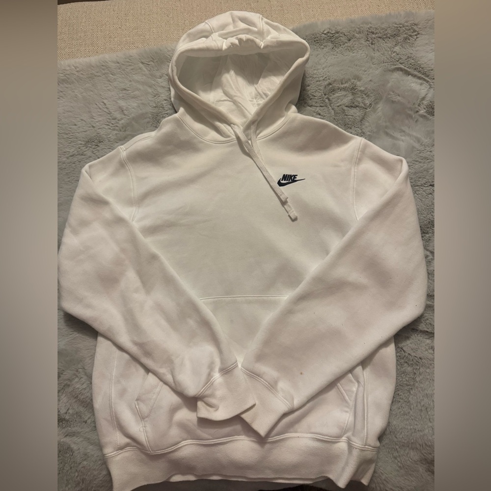 nike black & white hoodie w strings